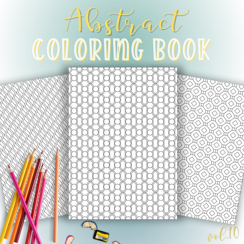architectural inspired pattern detailed coloring page