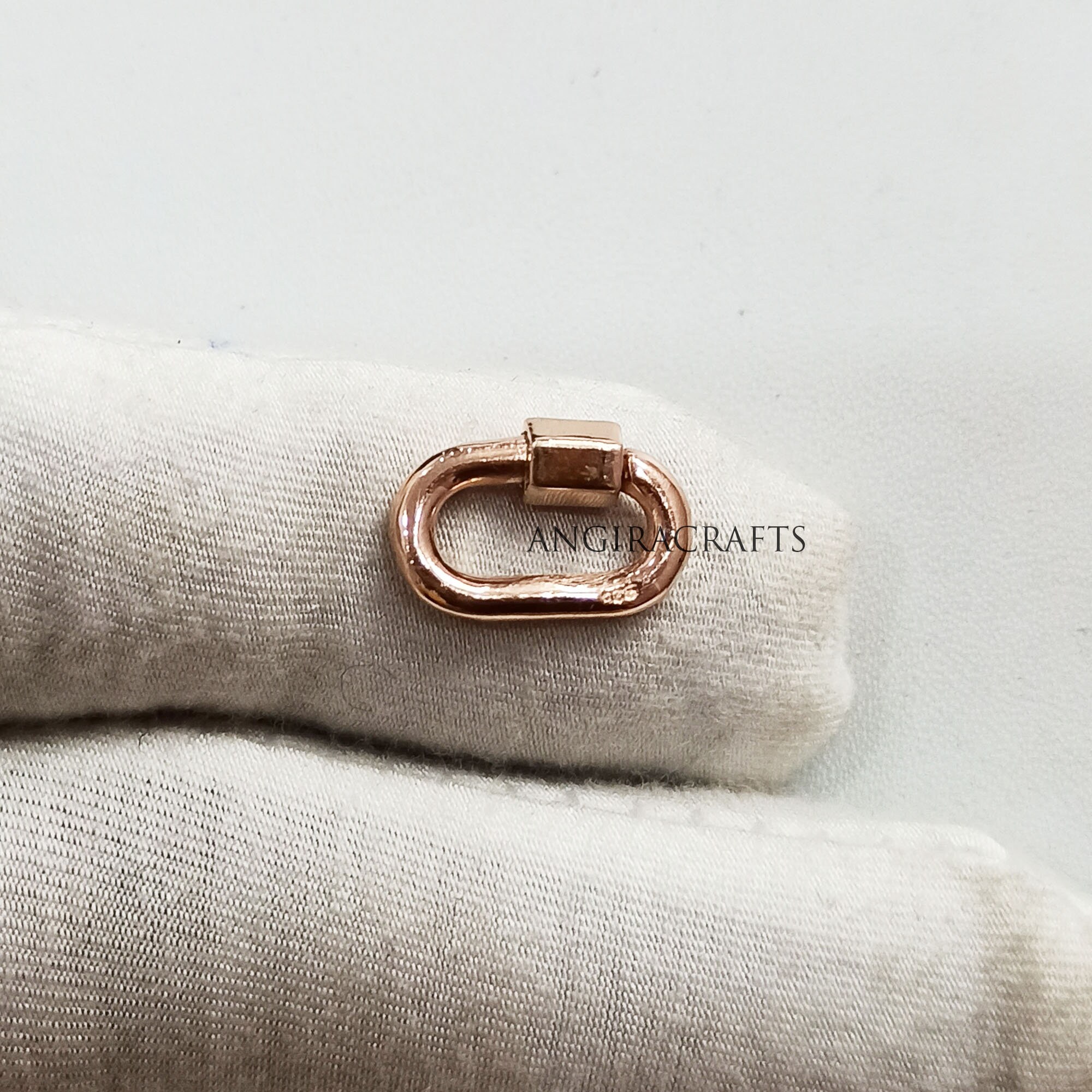15MM Mini Carabiner Lock Jewelry Sterling Silver Carabiner Etsy