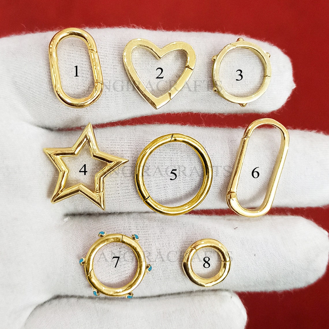 925 Silver Charm Holder Enhancer Link Charm Holder Charms Etsy