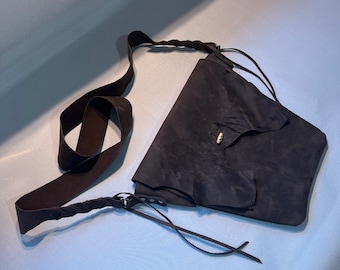 Haversack, Messenger bag, rustic leather bag