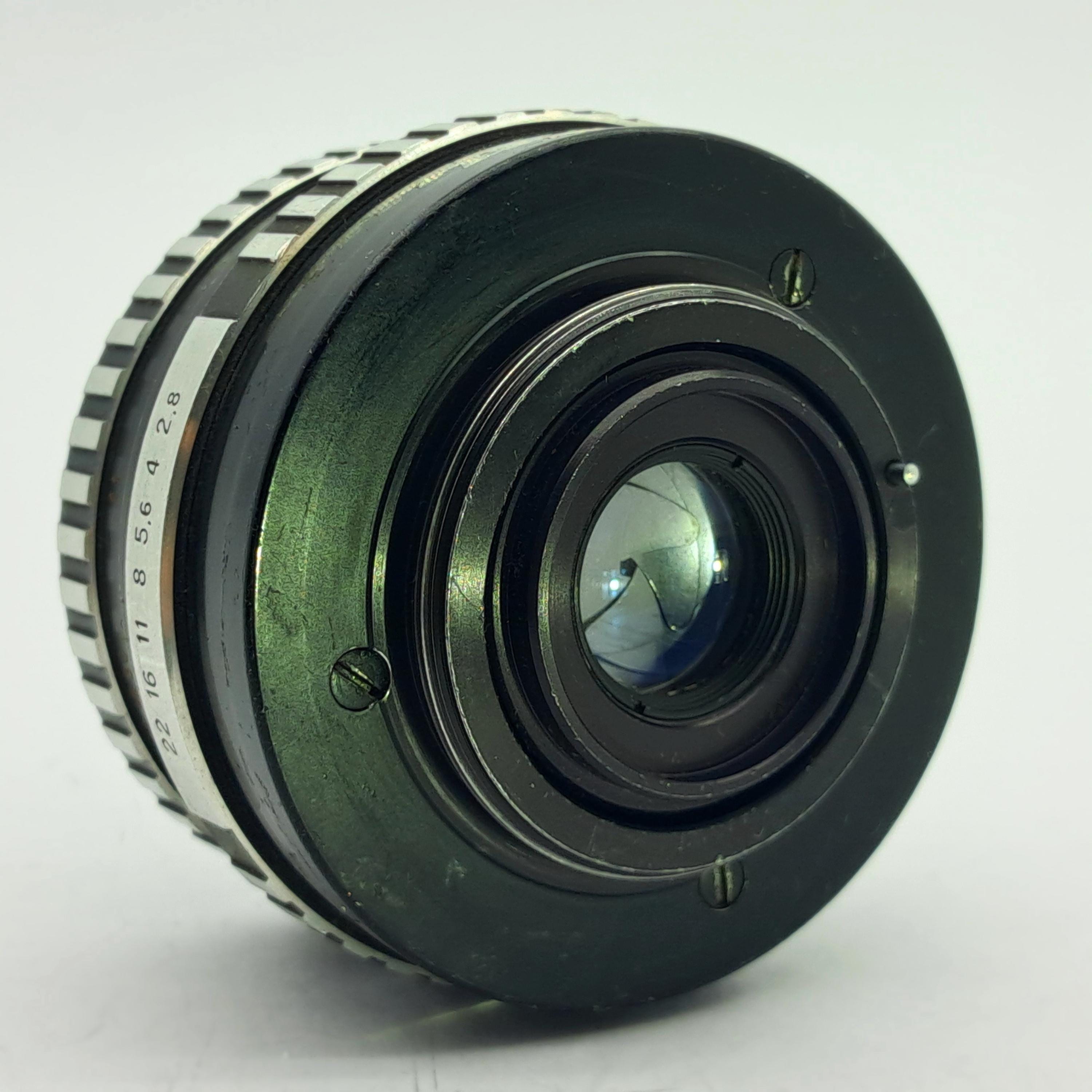 Carl Zeiss Jena Tessar 50mm F2.8 Zebra Lens M42 Vintage DDR 1970s