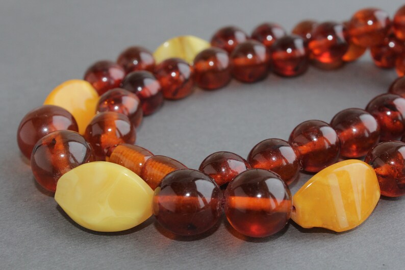 vintage amber necklace
