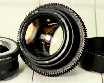 Objetivo vintage Jupiter-9 de 85 mm con montura M42/montura Sony E: un sueño cinematográfico para cineastas.