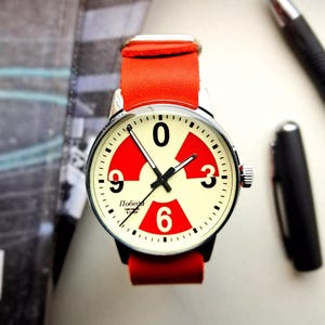 POBEDA Big ZERO Unique wrist watch for men Cool watch