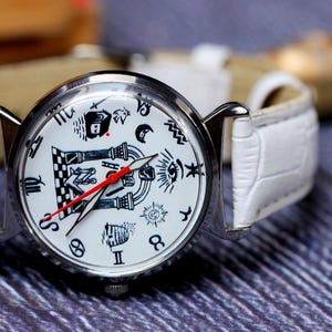 Masonic Watch Rare unique watch Masons Vintage Style watch