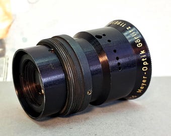 Lente vintage Meyer-Optik Gerlitz HELIOPLAN 4.5/55mm Alemania