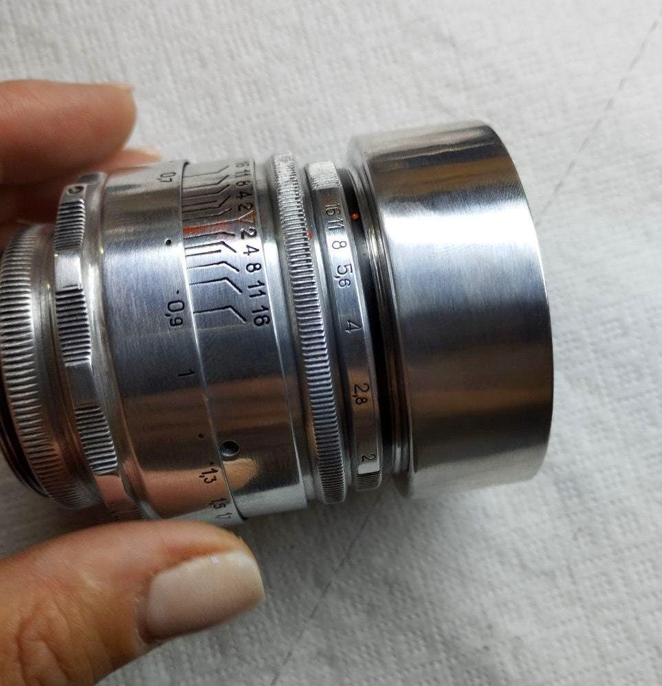 ヴィンテージ HELIOS 44-2 f2/58mm レンズ シルバー - M42マウントで