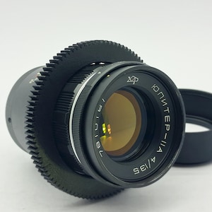 Jupiter-11A 135mm f4 Cine Mod Lens M42 Vintage Soviet Lens Sonnar Bokeh Video Lens USSR Manual Focus
