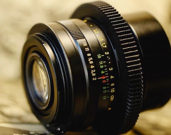 HELIOS-44M 2/58 Cine Mod Objektiv mit Canon EF-Anschluss und Bokeh- & Flare-Fotografie-Effekt