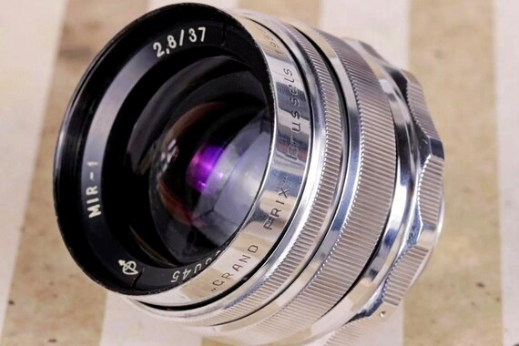 Lens MIR-1 37mm F2.8 M39 Wide Angle Lens Grand Prix Brussels for 