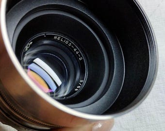 ヴィンテージ HELIOS 44-2 f2/58mm レンズ シルバー - M42マウントで