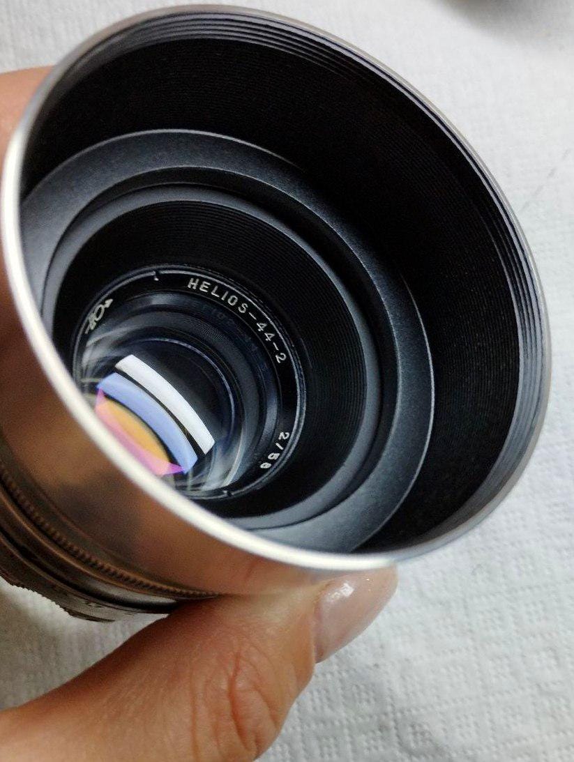 ヴィンテージ HELIOS 44-2 f2/58mm レンズ シルバー - M42マウントで