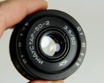 INDUSTAR 50-2 50mm f/3.5 M42 USSR Lens Vintage Tessar Type