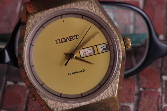 Original Man watches, Poljot Watch, Soviet Watch,