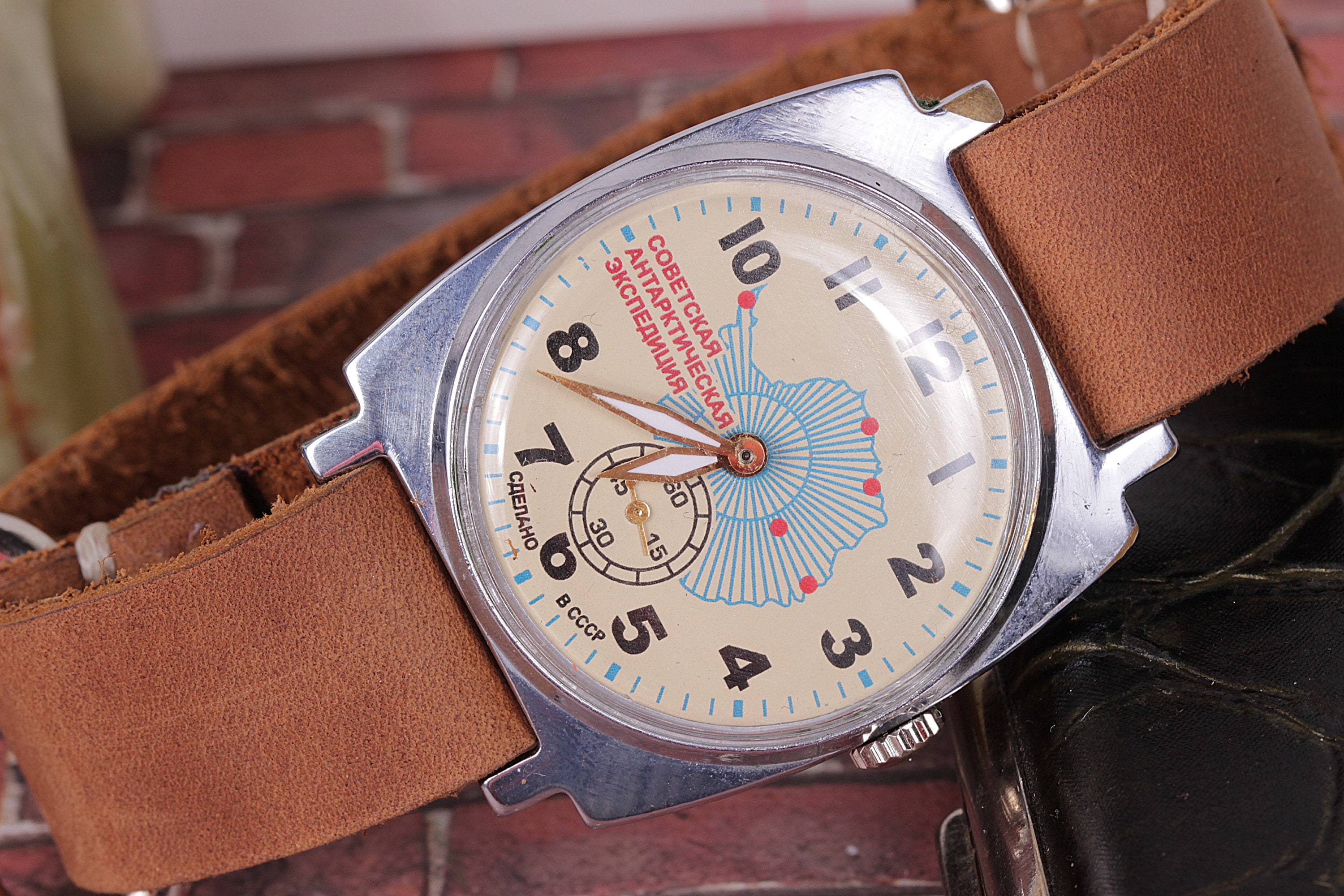 Pobeda Gagarin Armbanduhr Herren Vintage Sowjetische Mechanisch UdSSR