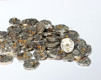Mouvements de montres vintage URSS Zarya 20 mm, 50 pièces – Steampunk, pièces pour la fabrication de bijoux, expédiées d'Ukraine