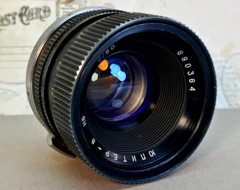 Zeldzame vintage lens Jupiter-8 NB 2/50mm 1969s - Vintage juweel voor uw cameracollectie