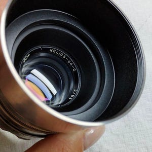 Vintage HELIOS 44-2 f2/58mm Lens Silver - M42 Mount for Unique Photography