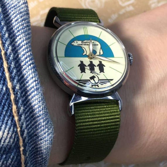 Buran Herrenuhren Mechanisch BURAN SIBIR Molnija 3603 Handaufzug