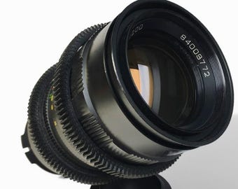 Jupiter-21M 4/200 PL-Mod vintage • Teleobjetivo de la URSS • Preparado para cine • Objetivo para retratos nítidos