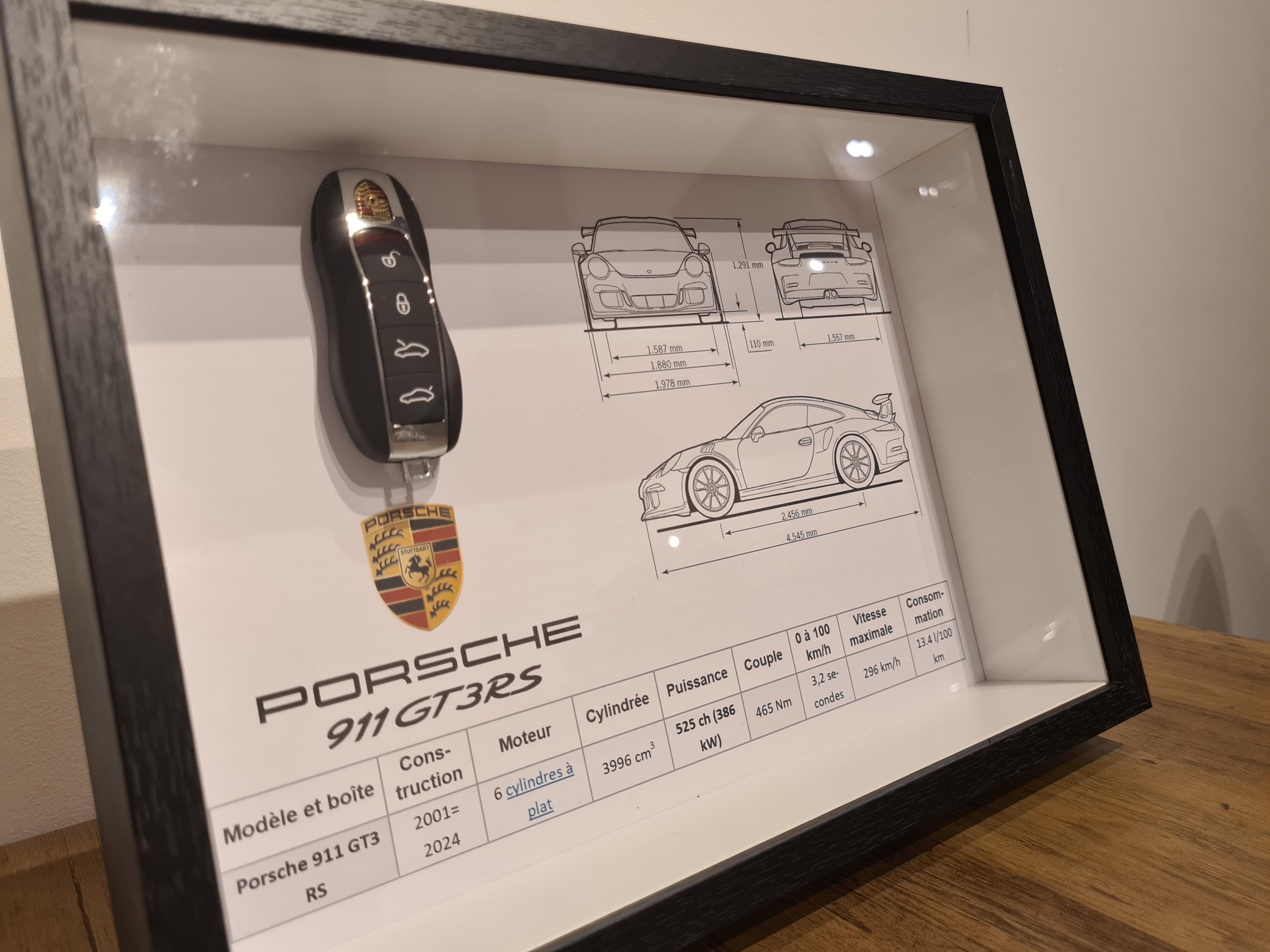 Cadre Clé Porsche GT3 RS - Etsy