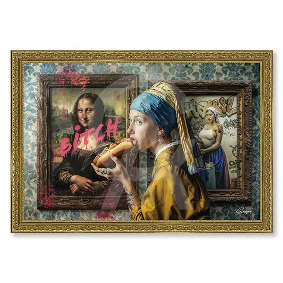 Tableau Muses II Alexandre Granger - Ambiance Cadres Quimper