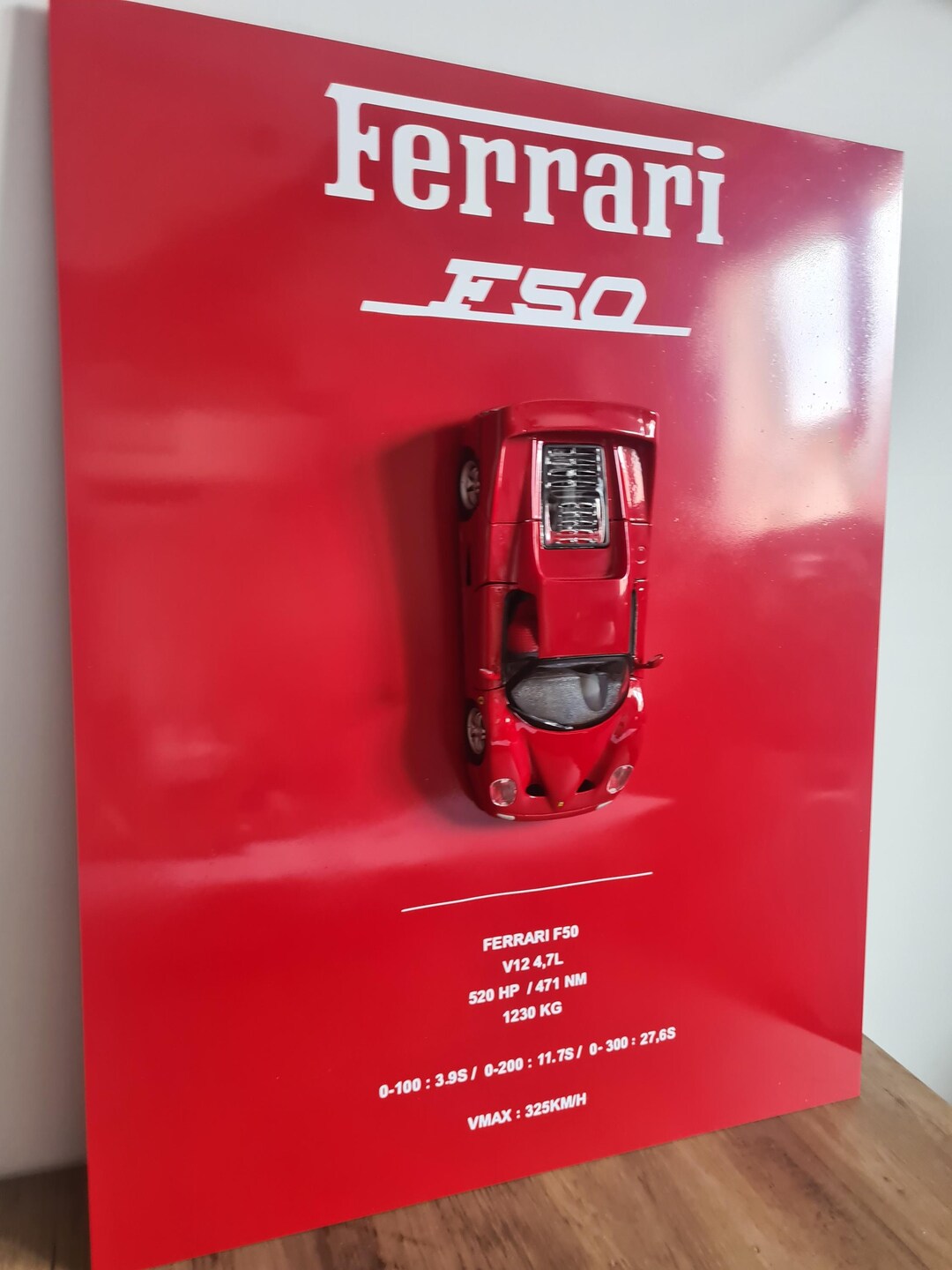 Ferrari F50 Wall Metal Plaque - Etsy