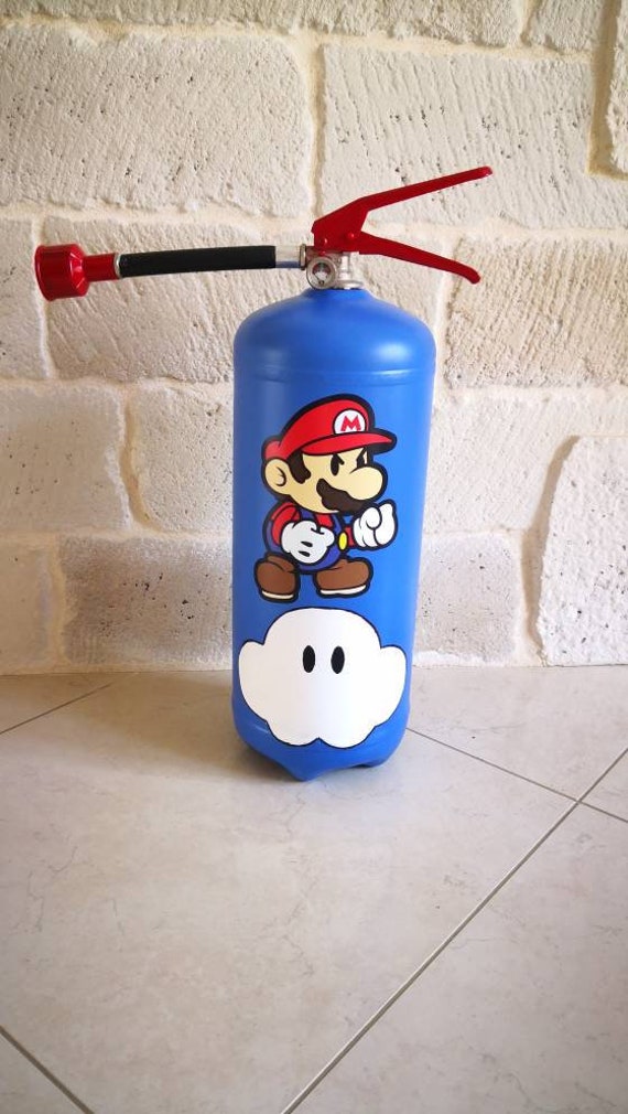Extincteur Distributeur De Papier Toilette Mario Etsy