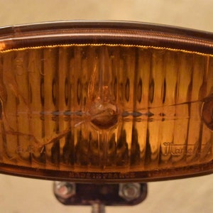 Old Motorcycle Headlight Desk Lamp
