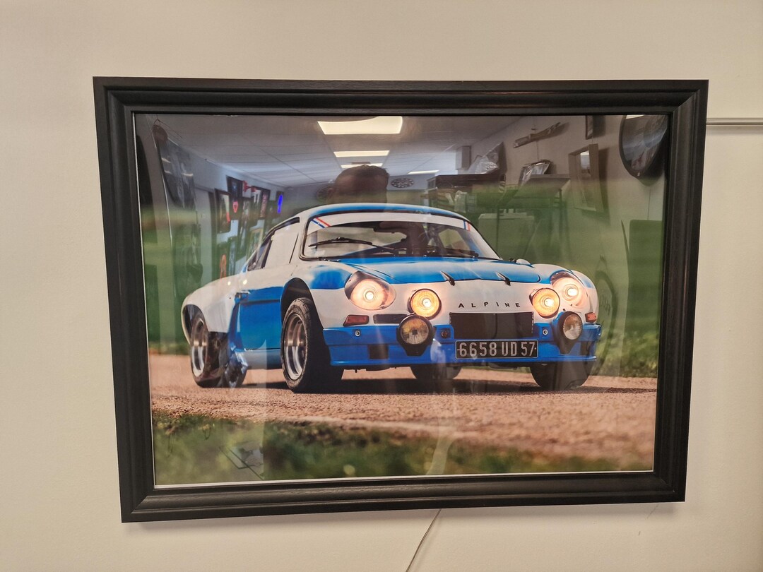 Alpine Decorative Frame – Photograph of an Alpine A110 With Integrated ...