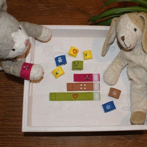 Set de 5 pansements pour que les enfants jouent, Feutre (100% laine vierge de mouton, biologique), accessoires de sac de médecin