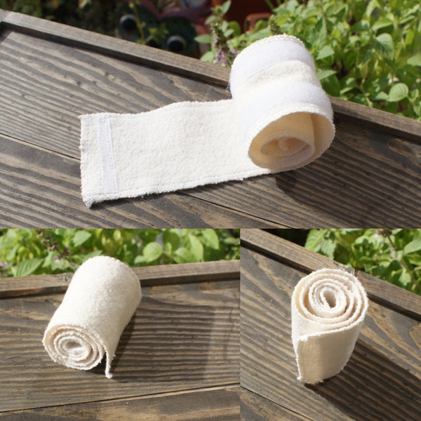 Bandage pour que les enfants jouent, Feutre (100% laine vierge de mouton, biologique), accessoires de sac de médecin