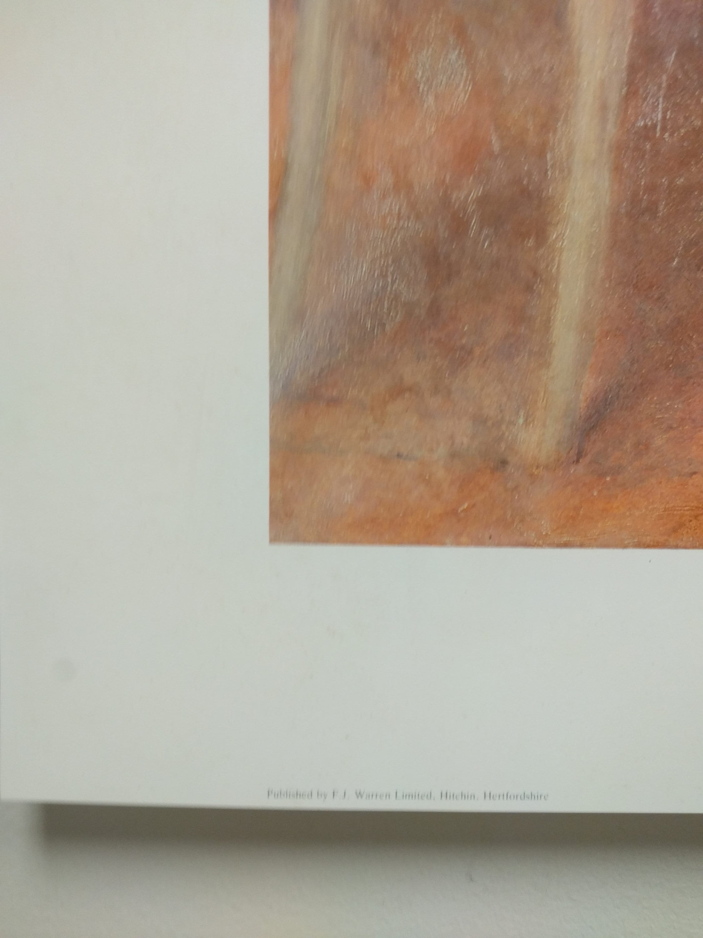 Vintage out of print dufex foil print published by FJ Warren Etsy