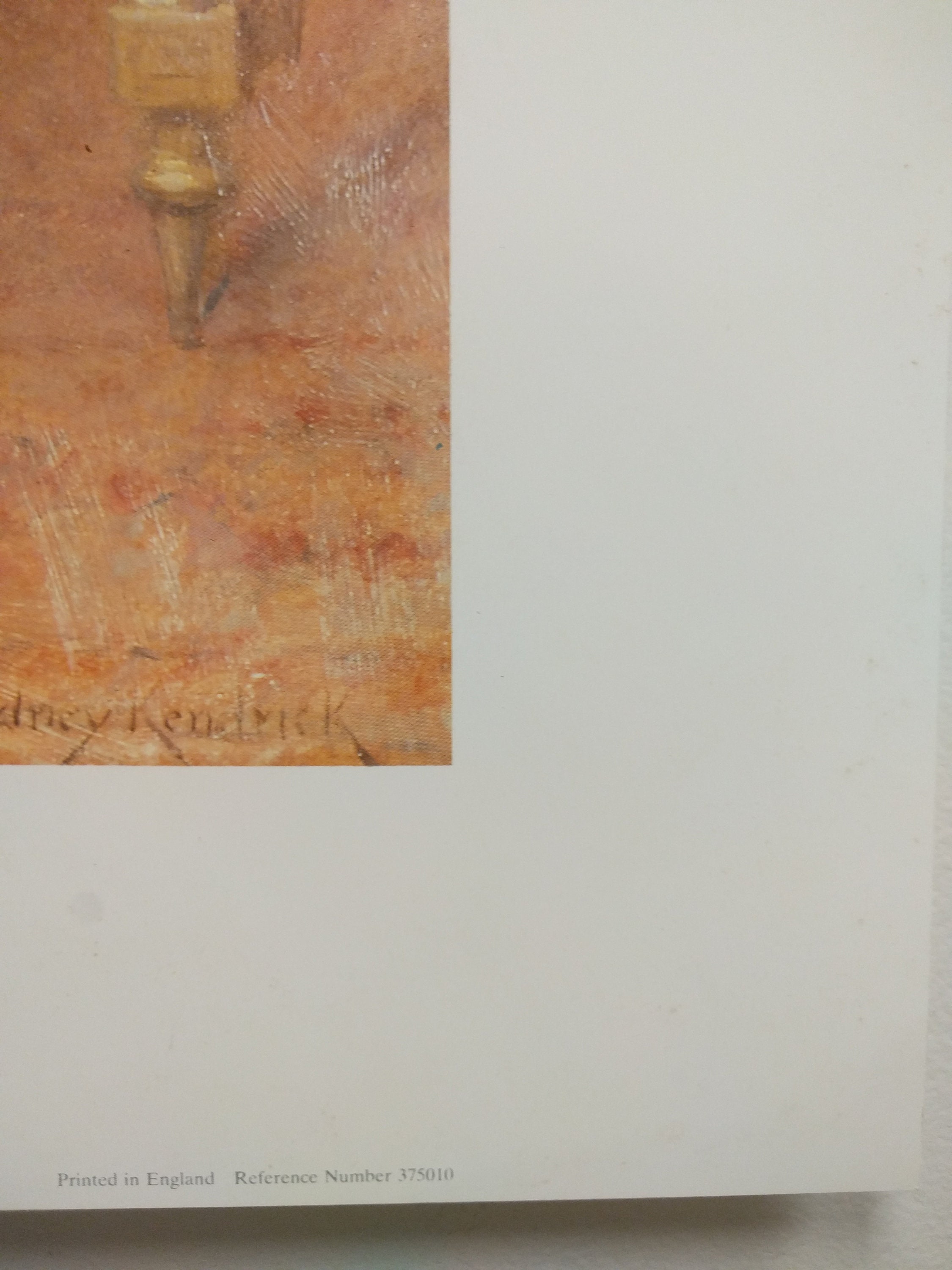 Vintage out of print dufex foil print published by FJ Warren Etsy