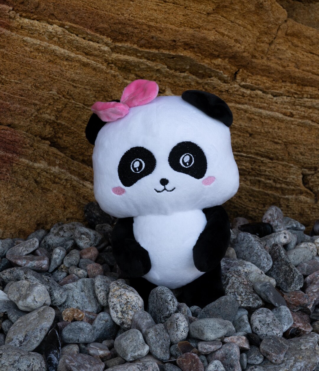 Baby Bus Miu Miu Kiki Panda Plush, Handmade Stuffed Animal, Baby ...
