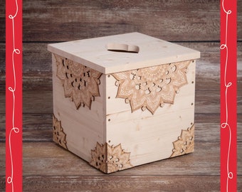 Yoni Spa Box Mandala for vaginal steaming with optional cover