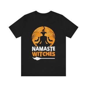 Namaste Witches T-Shirt- Black