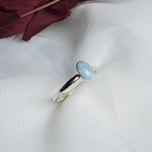 Ladies Kamiah Sterling Silver Ring For Ashes, Womens Cremation Ash Rings,  Womens Cremation Rings