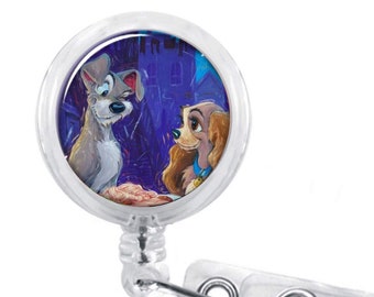 Disney's The Lady and The Tramp, Badge Reel Name ID Holder Nurses work badge