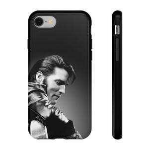 Iphone Elvis Presley Singing Custom Phone Case, Black and White Protective Cases, Variants, Samsung Cover, Google Pixel Case