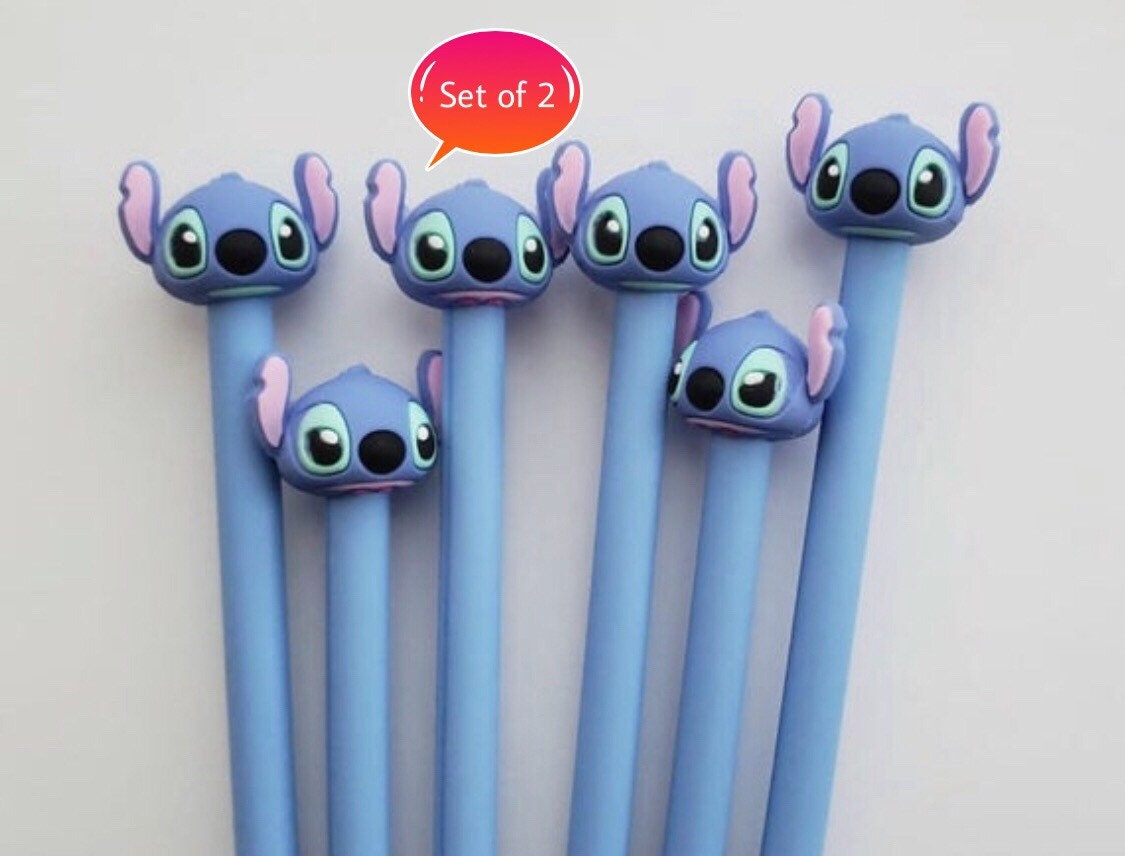 Disneys Stitch Lilo and Stitch Gel Pen 05mm Black Ink Etsy Inkbend keepsake