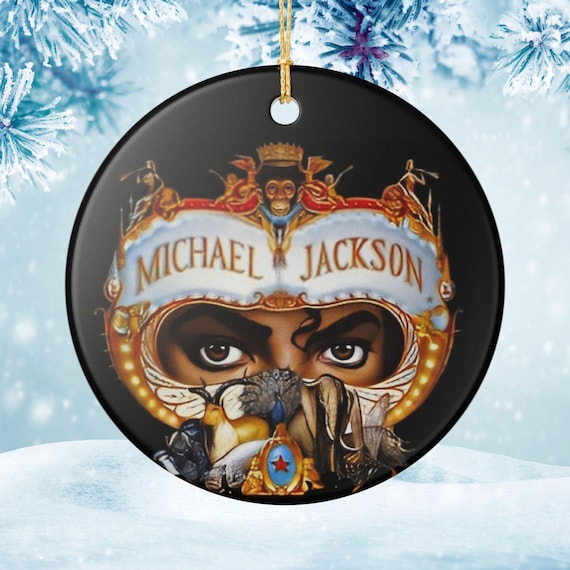 Ceramic Ornament, Michael Jackson Mask Munich 1992 Dangerous Album