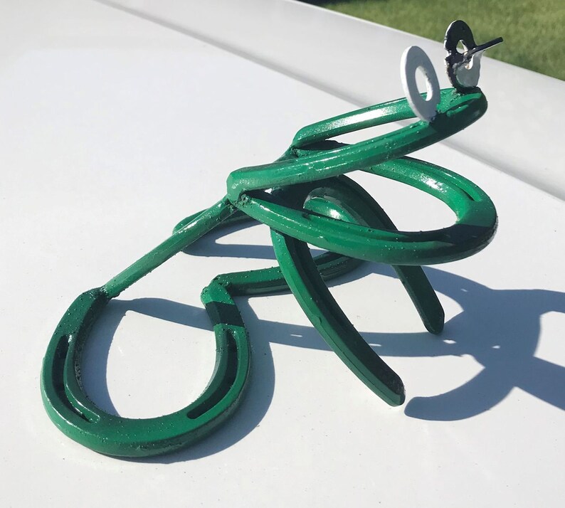 HORSESHOE FROG different sizes & styles CUTE Garden Welded Etsy