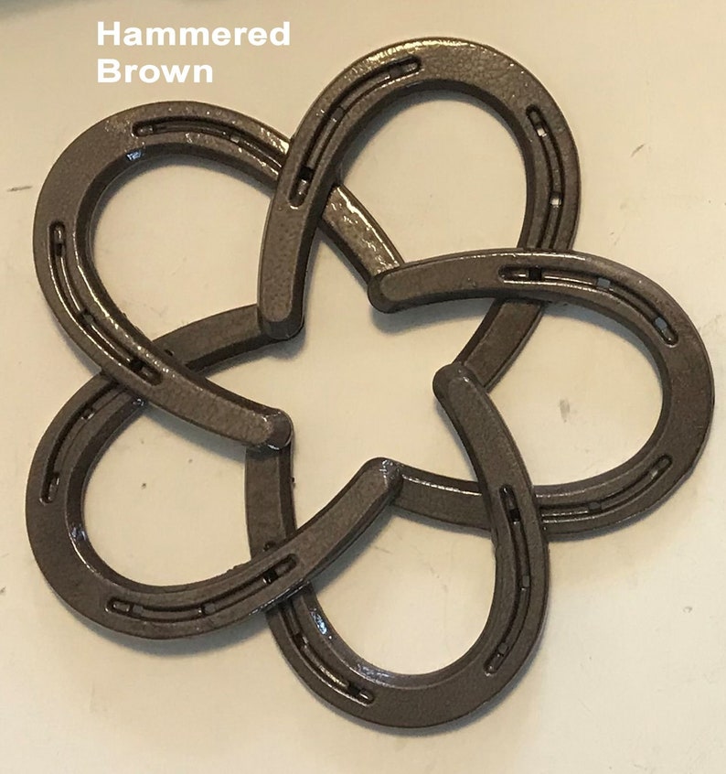 HORSESHOE Celtic Knot Texas Star Trivet / Hot Plate/ Wall Art Etsy