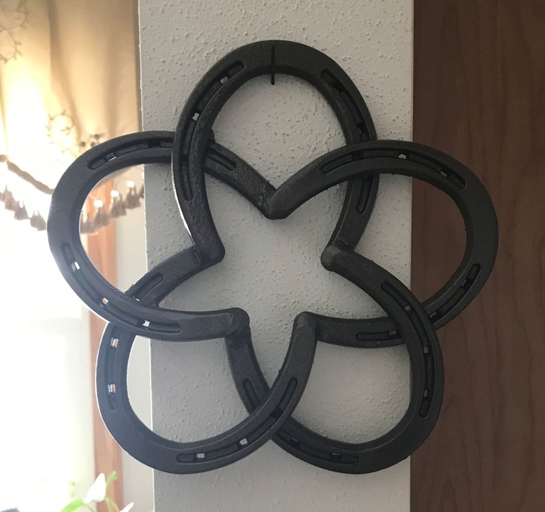 HORSESHOE Celtic Knot Texas Star Trivet / Hot Plate/ Wall Art Etsy