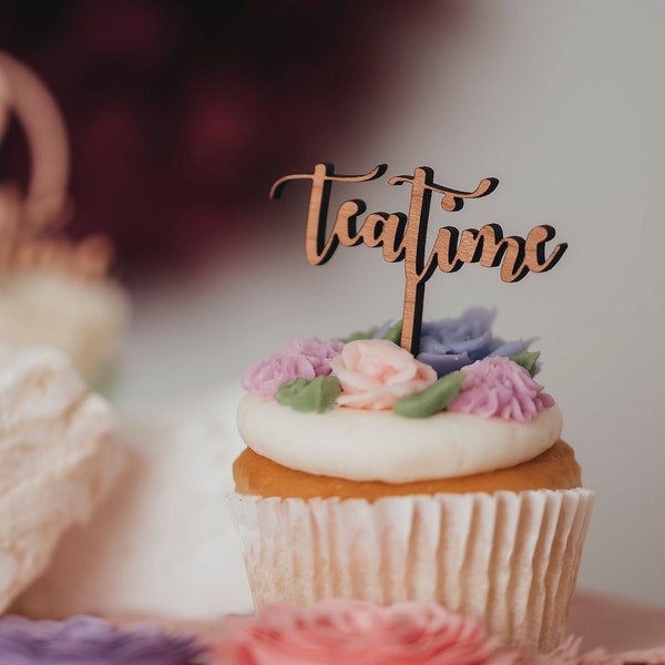 Wood Cupcake Etsy
