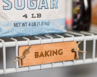 Custom Pantry Labels for Pantry Shelves - Clean Font