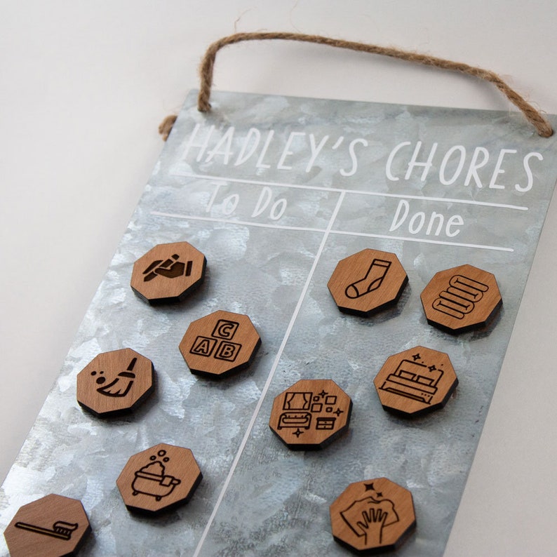 Etsy Magnetic Chore Chart