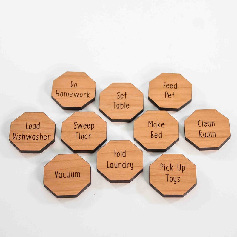 Kids Responsibility Chart With Reward System Etsy