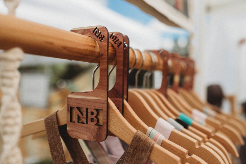 Baby Clothes Closet Dividers Organizers Cedar Wood for Nursery Etsy